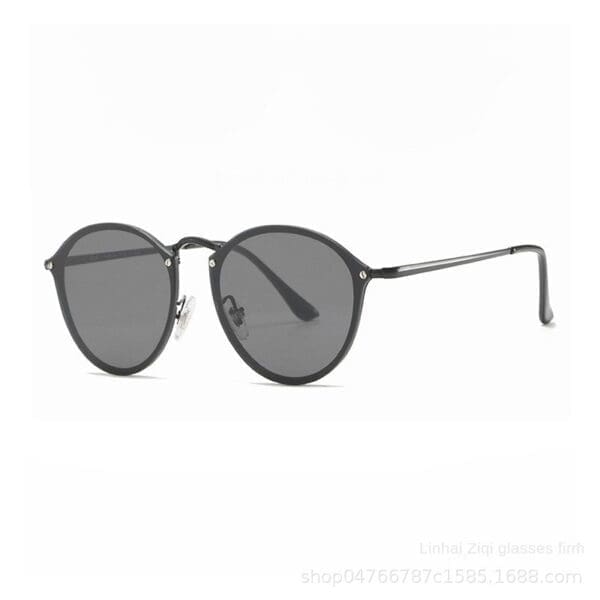 Fashion Trend Sunglasses Various Colors and Patterns - Black frame grey chip