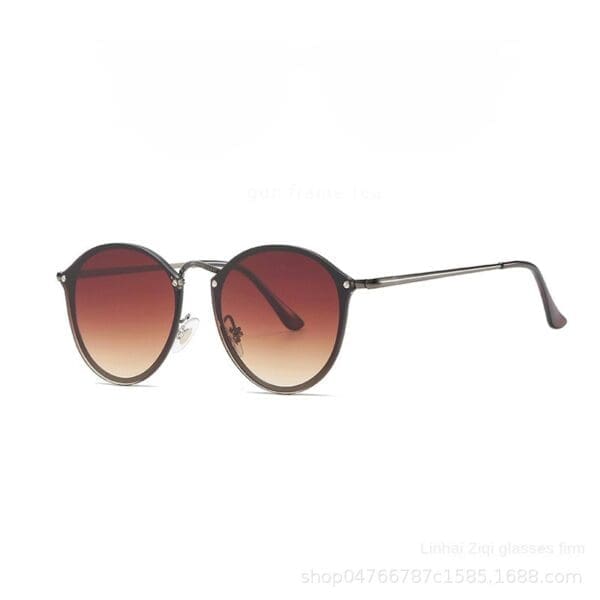 Fashion Trend Sunglasses Various Colors and Patterns - Gun frame gradually tea