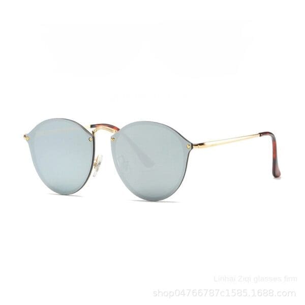 Fashion Trend Sunglasses Various Colors and Patterns - Gold framed mercury