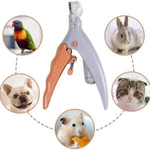 Suction Clamp LED Light Pet Nail Clipper