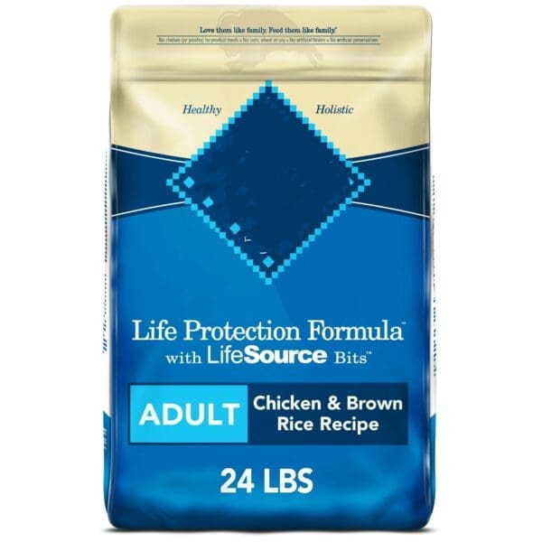 Chicken and Brown Rice Dry Dog Food 24 lbs, 34 lbs - Image 2