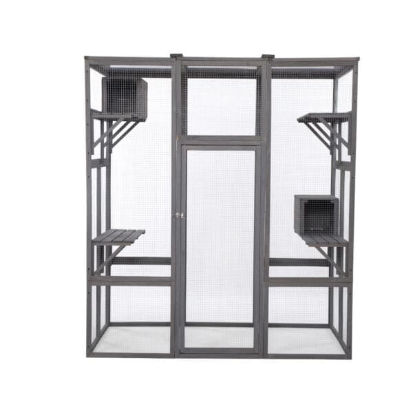 Outdoor Super Large Cat Cage Grey