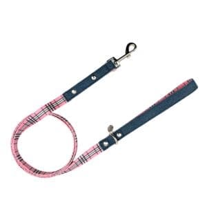 Swag Leash and Beige Plaid Various Plaids - Pink Plaid