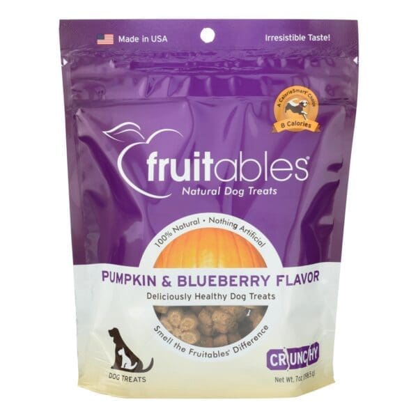 Fruitables Skinny Minis Dog Treats Crunchy Pumpkin and Berry