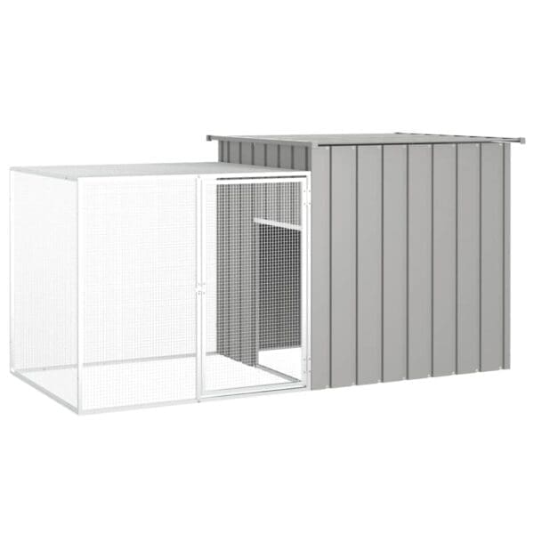 Rabbit Cage Grey Galvanized Steel