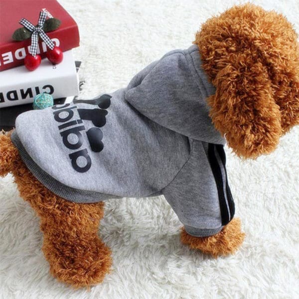 Two Legged Warm Cotton Dog Hoodie Various Colors 9XL S M 8XL L XL 4XL - grey 9XL