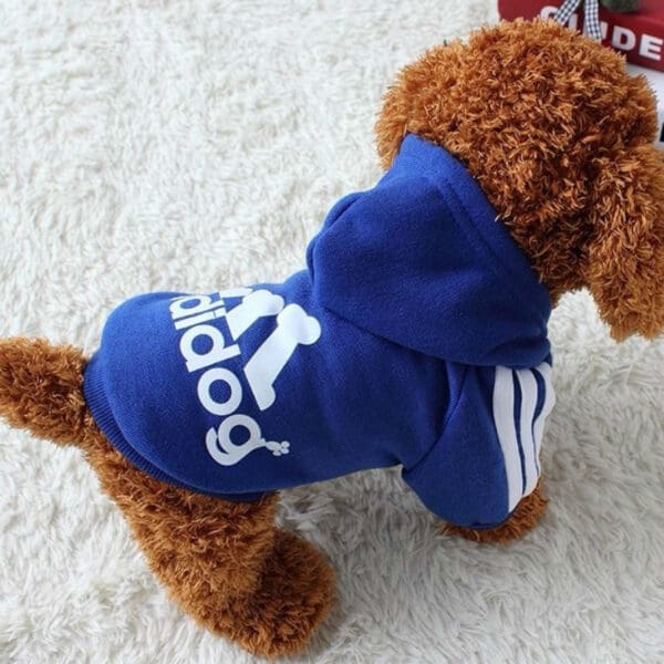 Two Legged Warm Cotton Dog Hoodie Various Colors 9XL S M 8XL L XL 4XL - BLUE 2XL