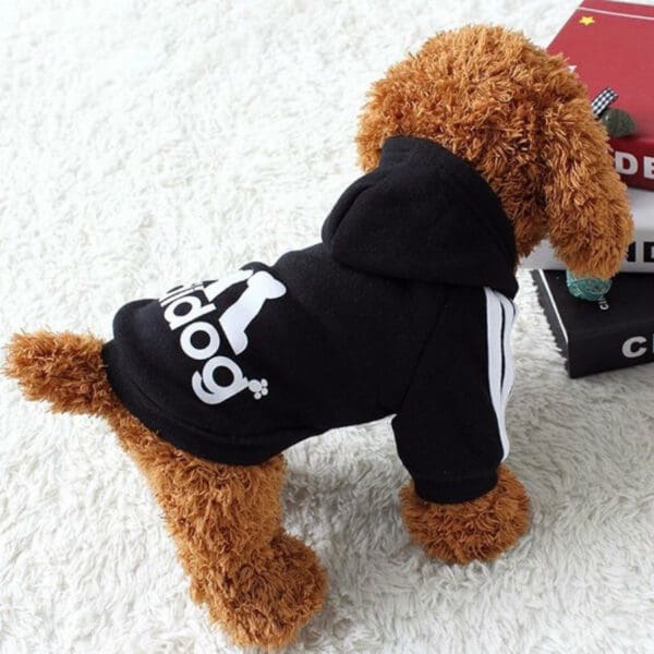 Two Legged Warm Cotton Dog Hoodie Various Colors 9XL S M 8XL L XL 4XL - Black 8XL