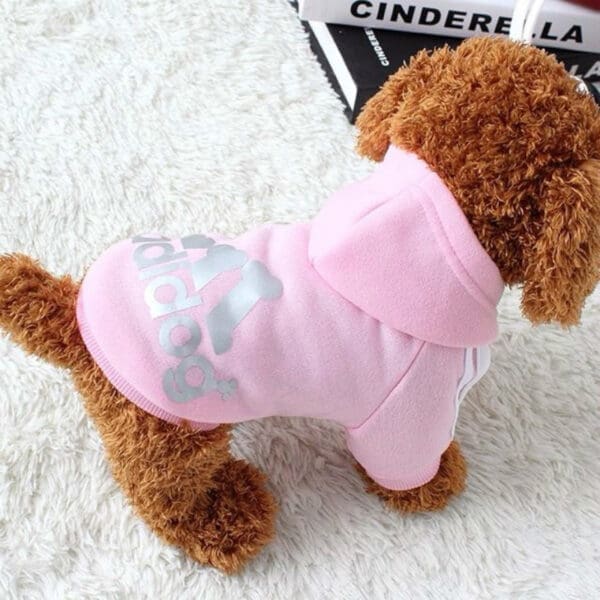 Two Legged Warm Cotton Dog Hoodie Various Colors 9XL S M 8XL L XL 4XL - Pink 5XL