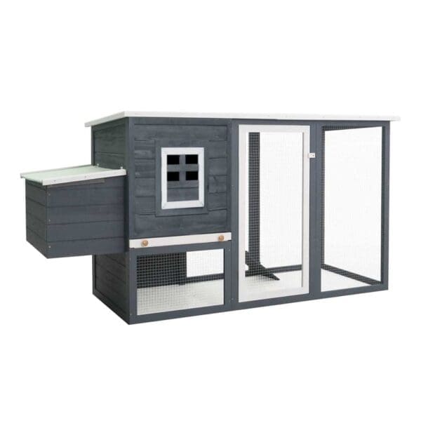 Outdoor Chicken Cage Hen House Gray