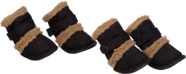 Shearling Duggz Pet Shoes Small X-Small Large Medium - small