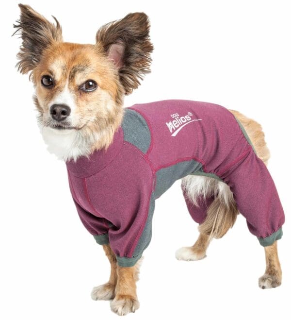 Dog Helios Rufflex Performance Track Suit Green Blue Pink Small X-Small X-Large Large Medium - Pink Large