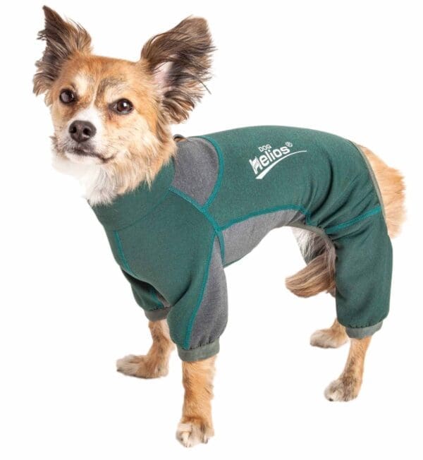 Dog Helios Rufflex Performance Track Suit Green Blue Pink Small X-Small X-Large Large Medium - Green small