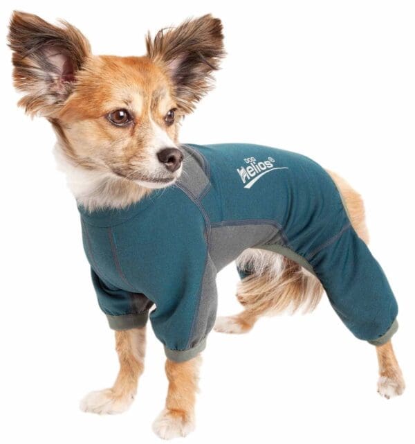 Dog Helios Rufflex Performance Track Suit Green Blue Pink Small X-Small X-Large Large Medium - BLUE X-Small