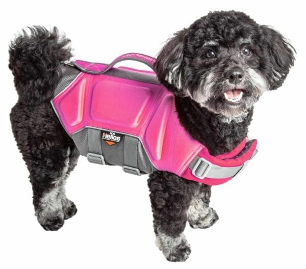 Dog Helios Tidal Guard Reflective Pet Life Jacket Orange Pink Blue X-Large Large Medium Small - Pink Large