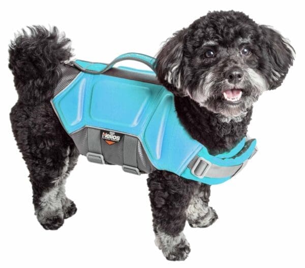 Dog Helios Tidal Guard Reflective Pet Life Jacket Orange Pink Blue X-Large Large Medium Small - BLUE small