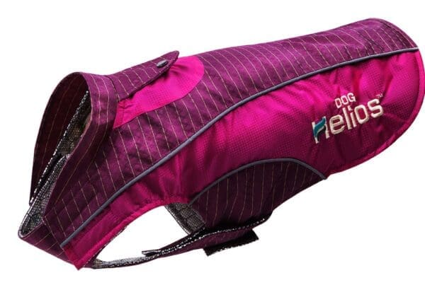 Dog Helios Reflecta-Bolt Waterproof Pet Coat Hot Pink - Purple Black - Grey Small Medium X-Large Large X-Small - Hot Pink - Purple Large