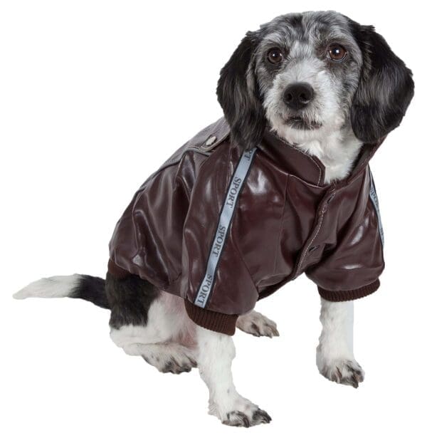 Wuff-Rider Suede Stitched Pet Coat Medium X-Small Small - X-Small