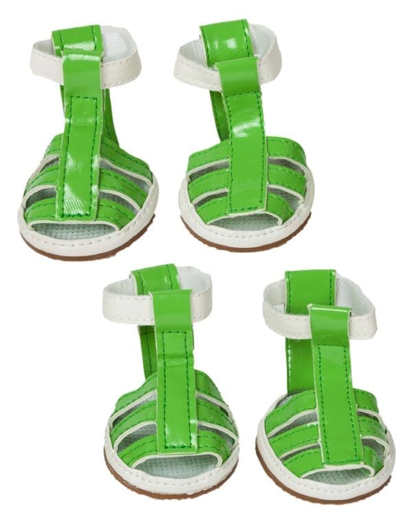 Buckle-Supportive Waterproof Pet Sandals Set of 4 X-Small Large Small Medium - X-Small