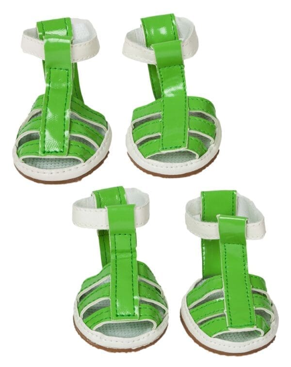 Buckle-Supportive Waterproof Pet Sandals Set of 4 X-Small Large Small Medium - small