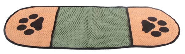 Pet Life Dry-Aid Microfiber Pet Towel Khaki-Green Blue Purple - Khaki - Green