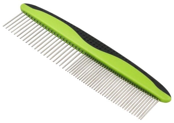 Grip Ease Grooming Pet Comb Red Green - Green