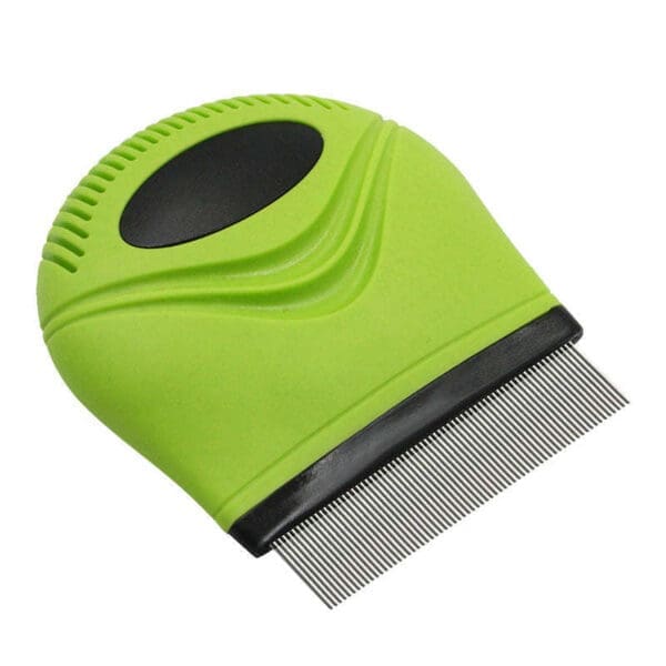 Grazer Handheld Flea and Tick Comb Green Red - Green