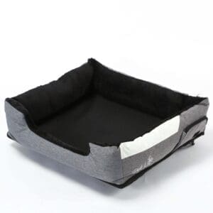 Dream Smart Electronic Heating-Cooling Pet Bed Grey Navy Burgundy Red Mocha Brown M L - grey Medium