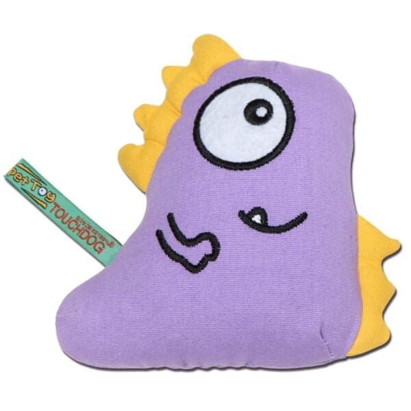 Cartoon Shoe-faced Monster Plush Dog Toy Green, Purple - Image 2