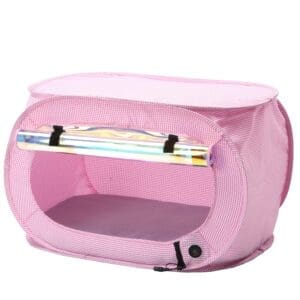 Enterlude Electronic Heating Pet Tent Pink Blue Grey - Pink