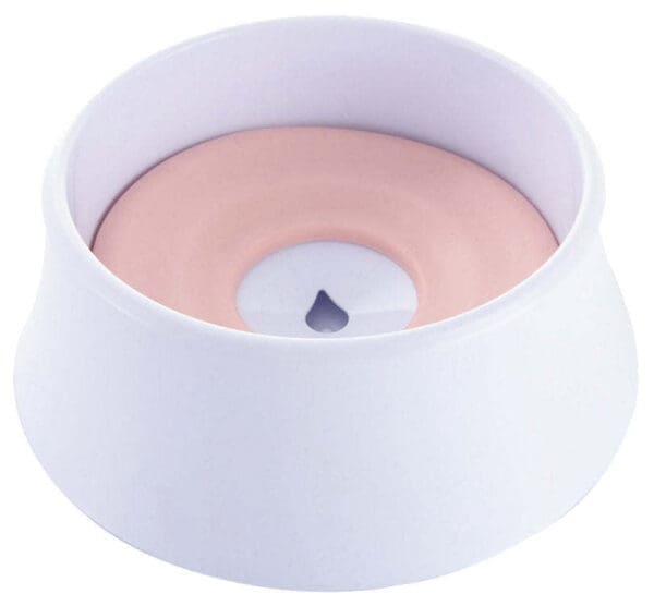 Pet Life Pud-Guard Anti-Spill Bowl Pink Green Blue - Pink