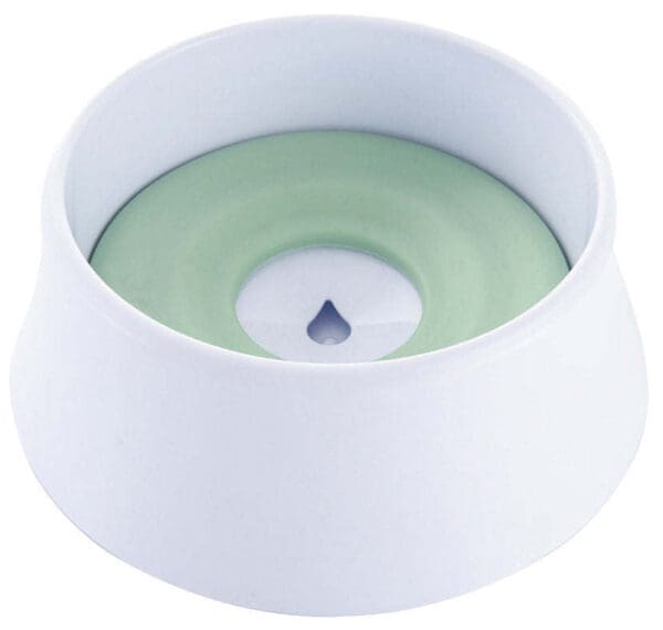 Pet Life Pud-Guard Anti-Spill Bowl Pink Green Blue - Green