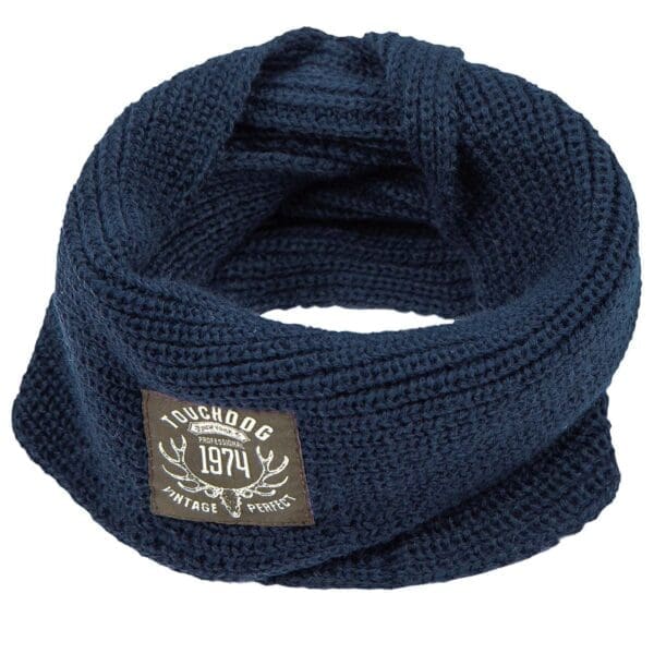 Heavy Knitted Winter Dog Scarf Various Colors - NAVY