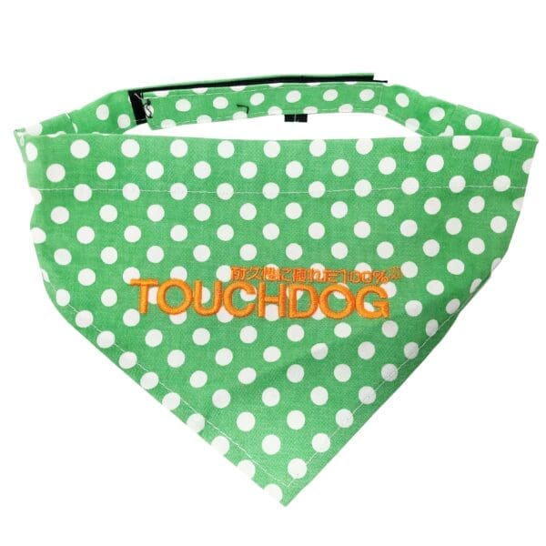 Bad-to-the-Bone Velcro Bandana Green Orange L M S - Green small