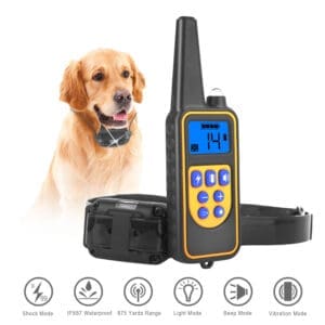 Dog Training Collar IP67 Waterproof Black