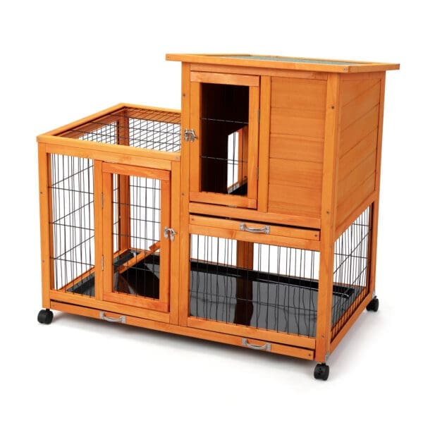 Detachable Rabbit Hutch Orange