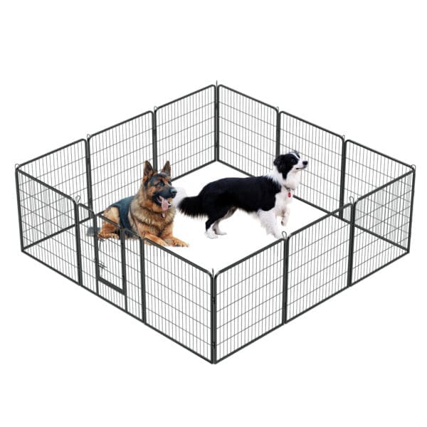 Dog Pens Outdoor 32 Height Foldable 12 Panels