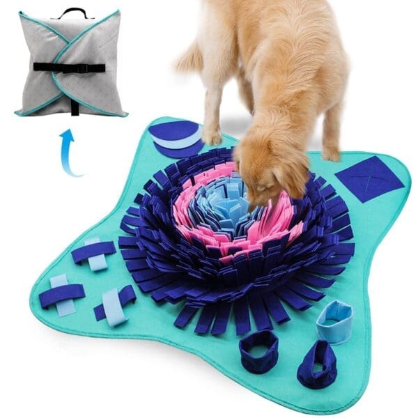 Snuffle Mat for Dogs Cats 25x25 inch