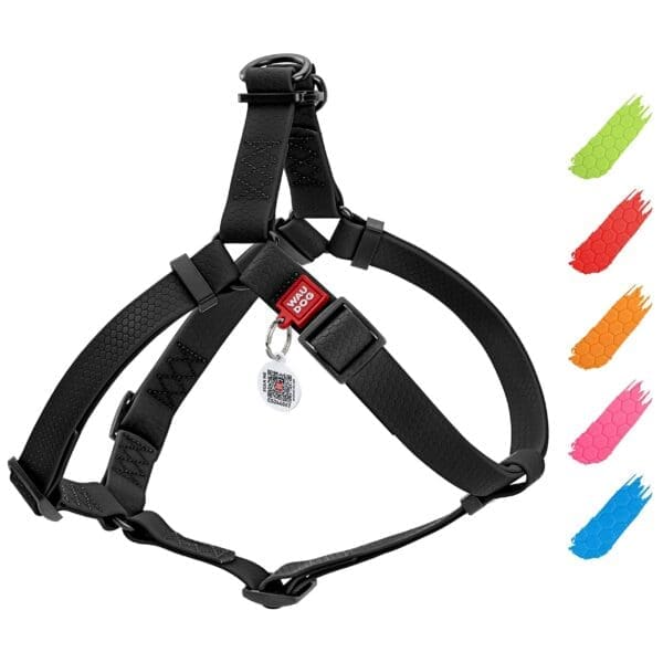 Waterproof Dog Harness Adjustable Black