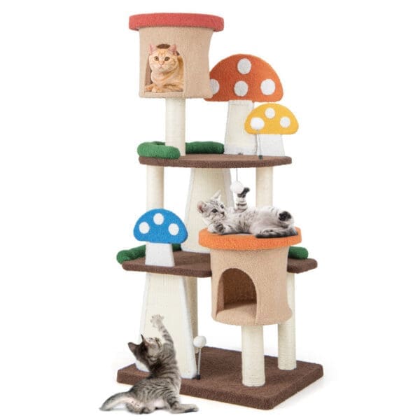 4-In-1 Cat Tree Multicolor