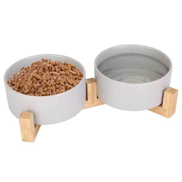 Double Ceramic Pet Bowls