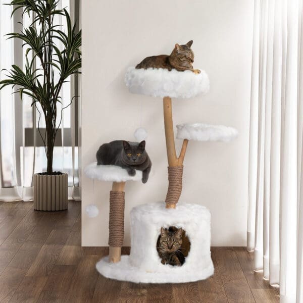 Modern Cat Tree White