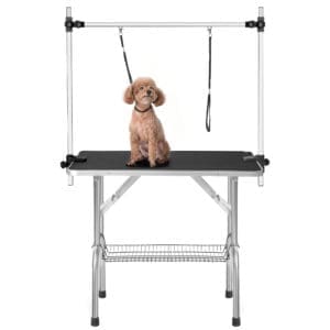 Professional Dog Grooming Table Black Blue