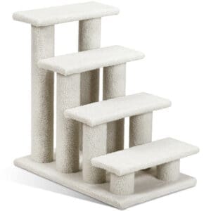 24 Inch Pet Stairs Beige