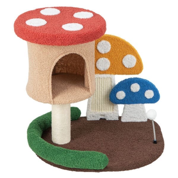 4-In-1 Cat Tree Multicolor