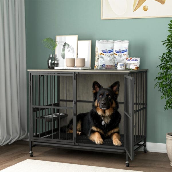 Modern Kennel Dog Room Antique brown Antique Gray - Antique Gray