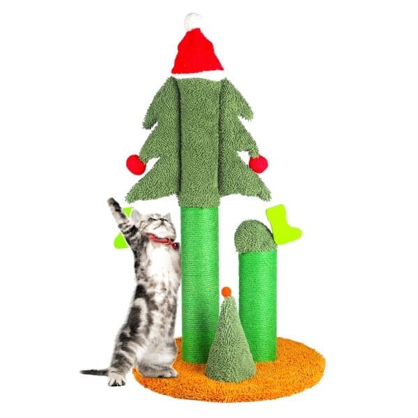 32 Cat Scratching Post Christmas Tree