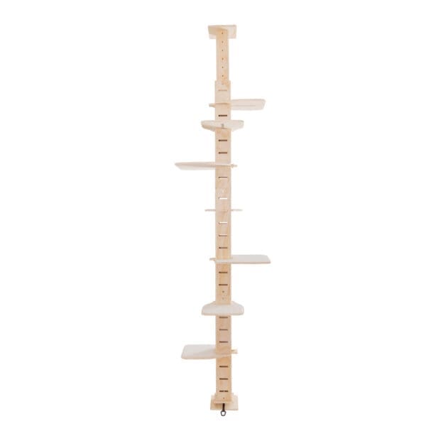 9 Adjustable Height Floor-to-Ceiling Cat Tree