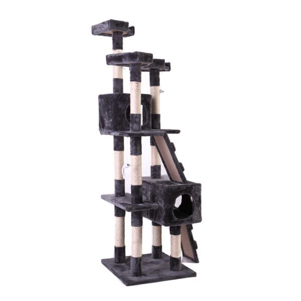 67 Multi-Level Cat Tree Tower Gray