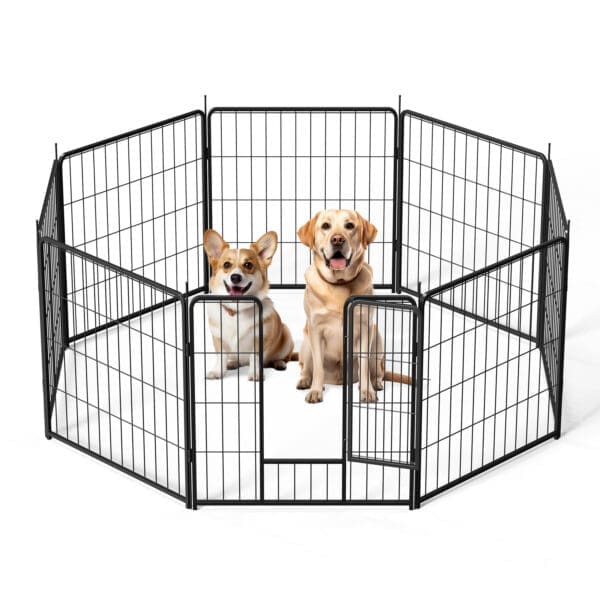 Dog Playpen with Anti-Rust Coating